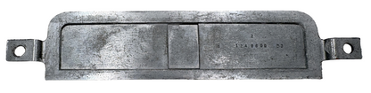 Used Old Stock Chrome Radio Delete Plate For 1949-1950 Plymouth Models #1248699