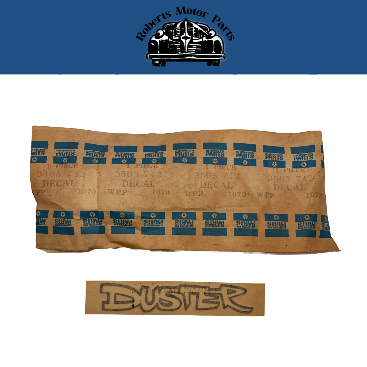 New Old Stock Mopar Duster Fender Tape Stripe 1970-1972 Plymouth Duster #3505742