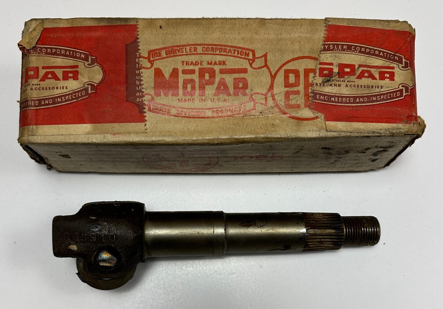 New Old Stock Steering Shaft & Roller 1941 Plymouth Models Mopar #867533