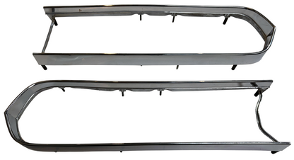 New Old Stock Radiator Grille Inner Frames For 1968 Barracuda #2786544 & 2786545