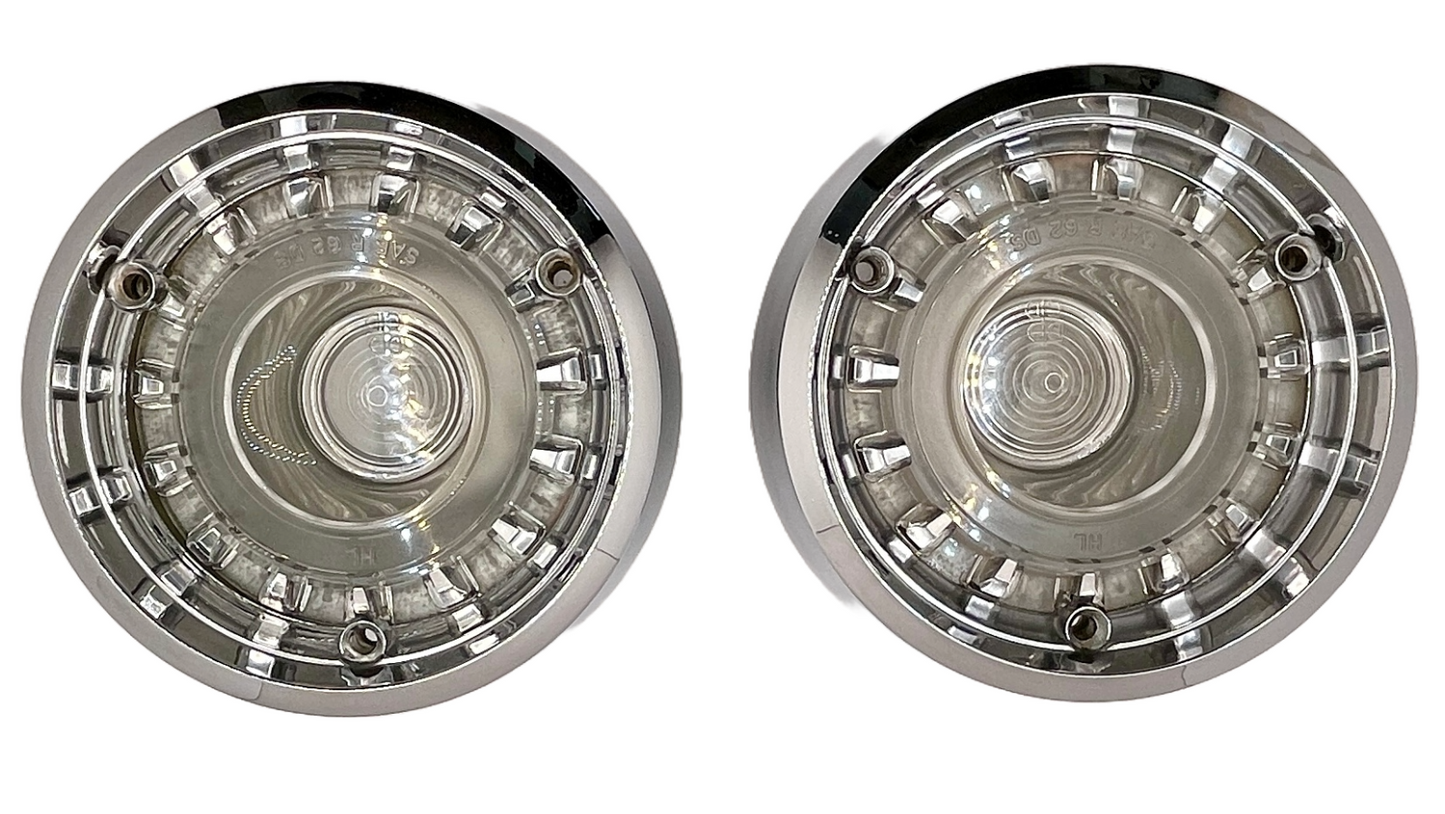 New Old Stock Back Up Light Lens Assembly Pair 1962 Dodge Dart Models #2189309