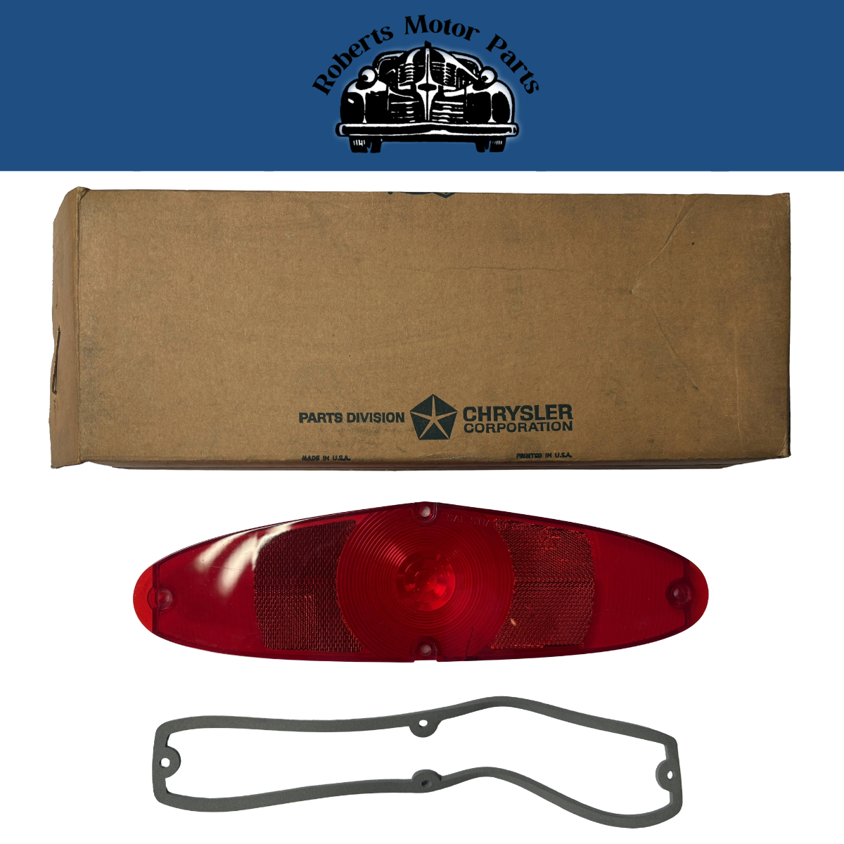 New Old Stock Tail Lamp Lens For 1965-71 Dodge Truck SweptLine Models #3420615