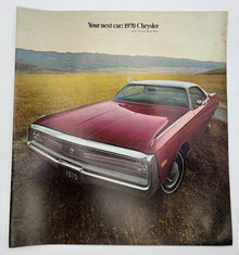 Original 1970 Chrysler "Your Next Car" Torsion-Quiet Ride Brochure 81-005-0033