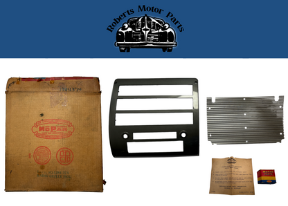 New Old Stock Radio Grille Package For 1951-52 Plymouth Models Mopar #1384374