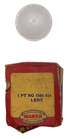 New Old Stock License Lens for 1954 Dodge/Plymouth/DeSoto Models Mopar #1546454