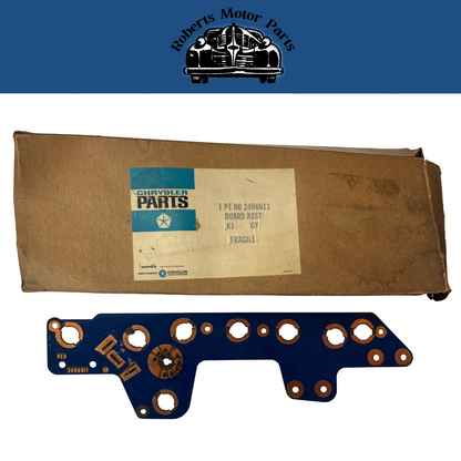 New Old Stock Dash Circuit Board For 1965 Dodge Coronet Models Mopar #2496611