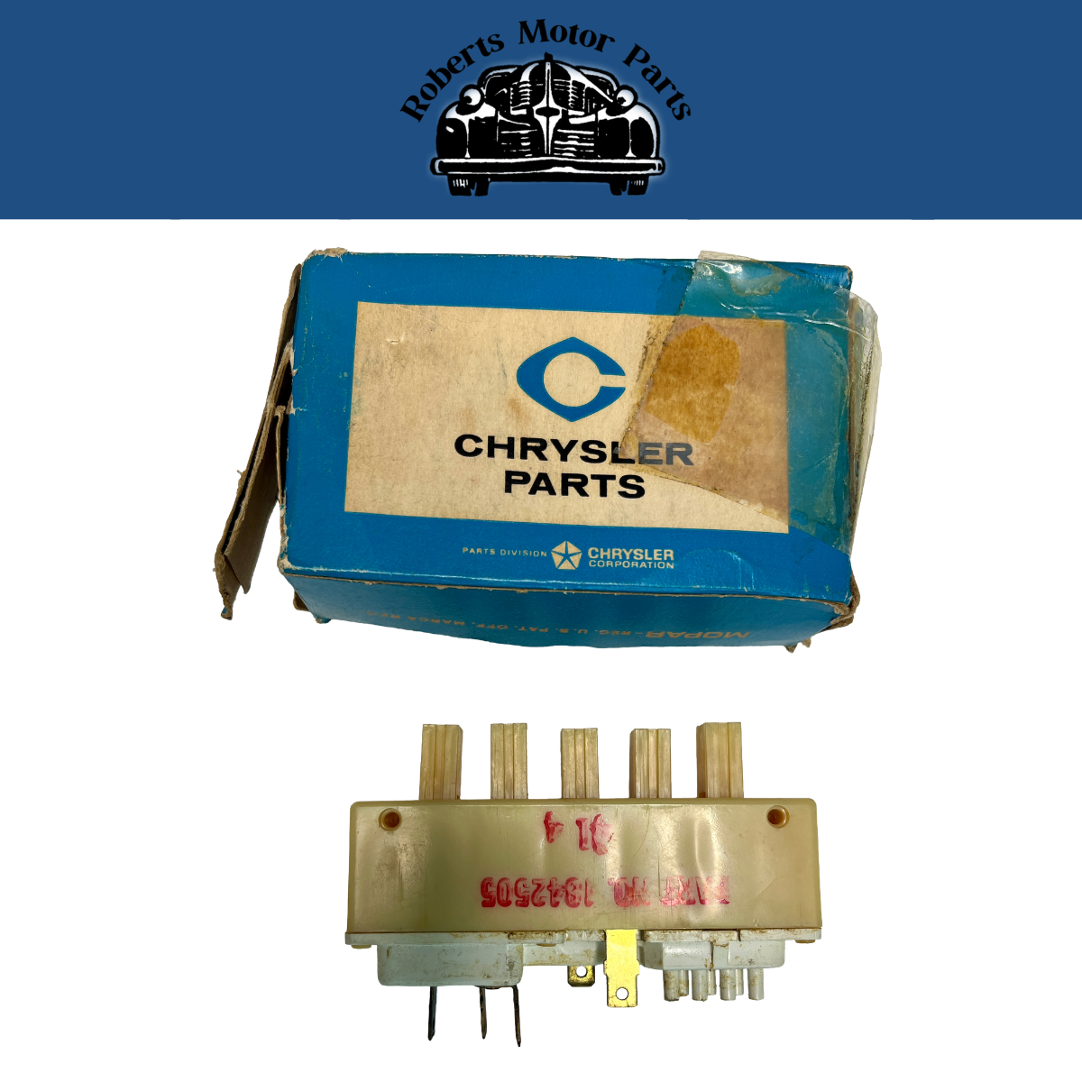New Old Stock Heater & A/C Switch for Most 1959 DPCD Models Mopar #1842505
