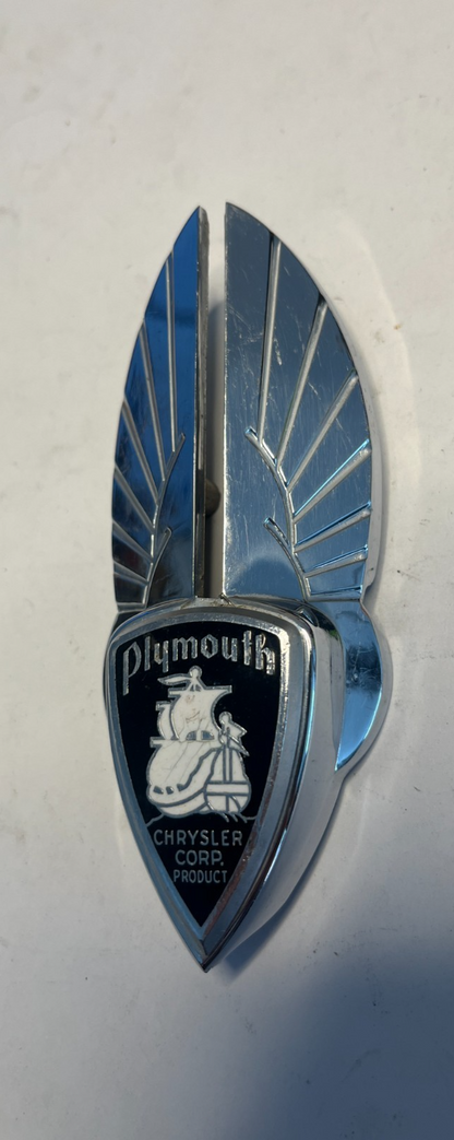 New Old Stock Grill Ornament for 1932-1936 Plymouth Models #634492