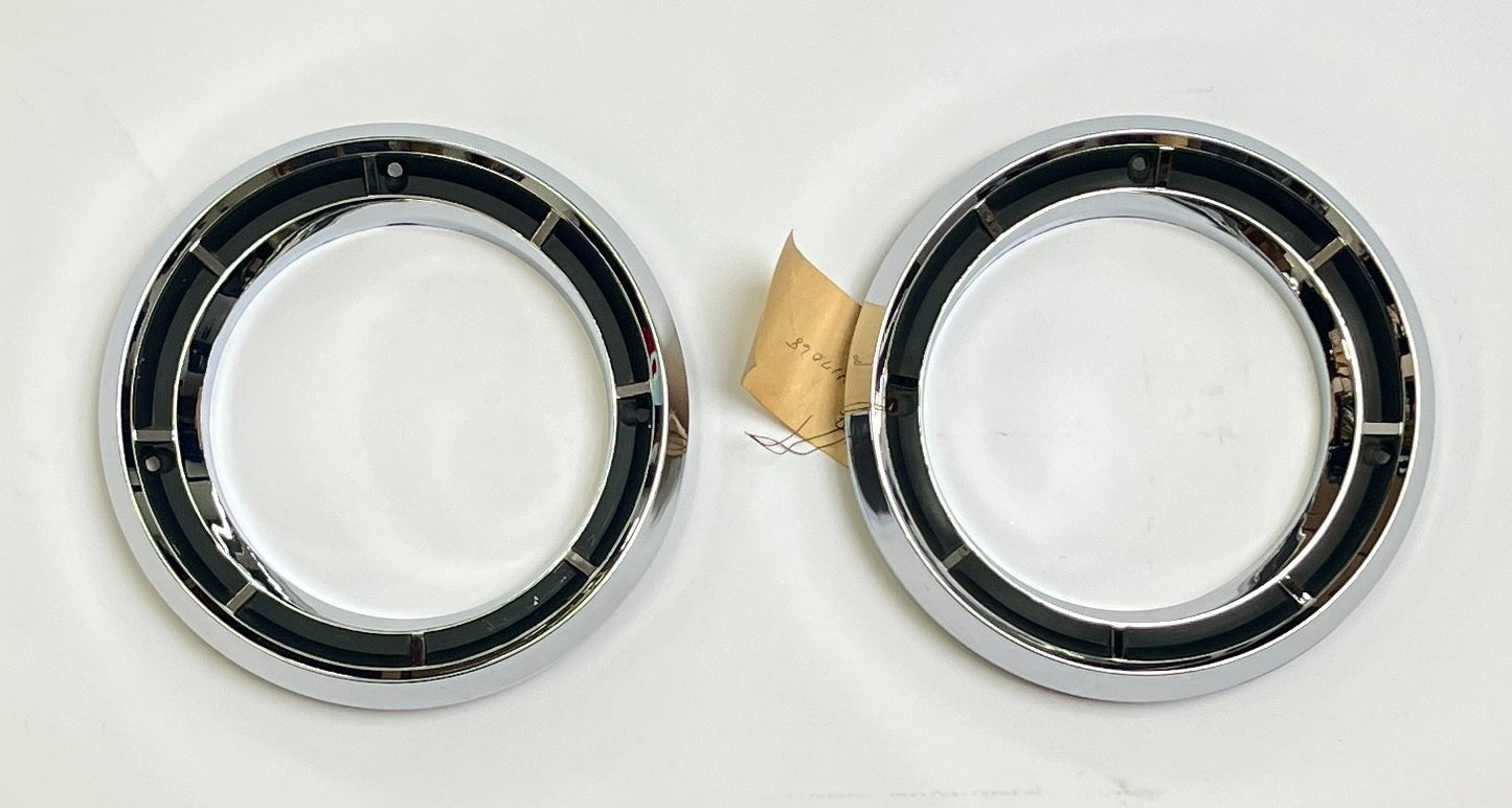 New Old Stock Headlight Bezels for 1964 Dodge Models #2417068 & 2417069
