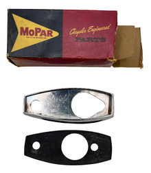 New Old Stock Left Rearview Mirror Adapter for 1963 Chrysler Models #2421247