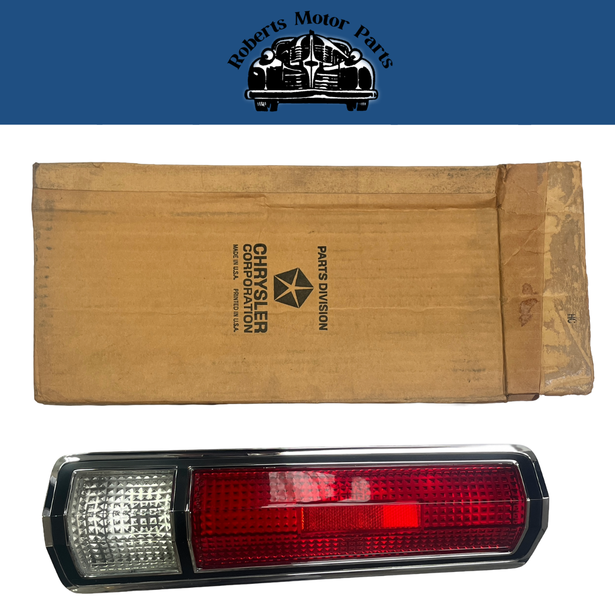 New Old Stock Left Taillight Assy for 1968 Chrysler Newports Mopar #2853219