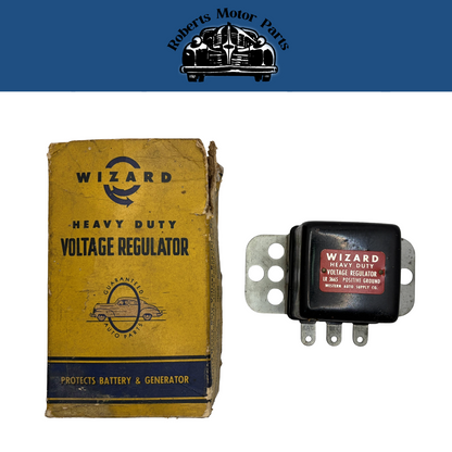 NORS Wizard Heavy Duty Voltage Regulator 1936-1941 Plymouth Dodge Truck #LR3665