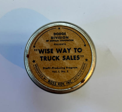 New Old Stock Sales Training Program Records for Trucks by Ross Roy & Chrysler