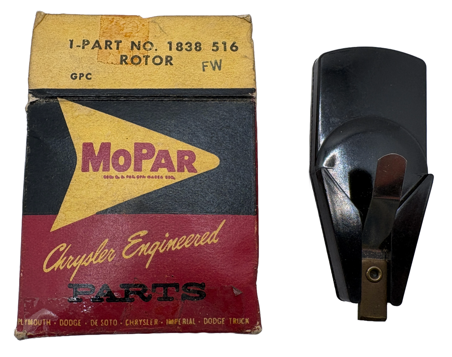 New Old Stock Distributor Rotor for 1956-78 Models Mopar #1838516