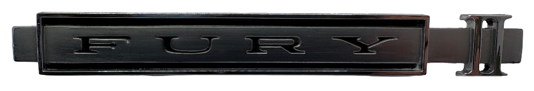 New Old Stock Glove Box Door Nameplate "Fury II" for 1965 Plymouth #2571728