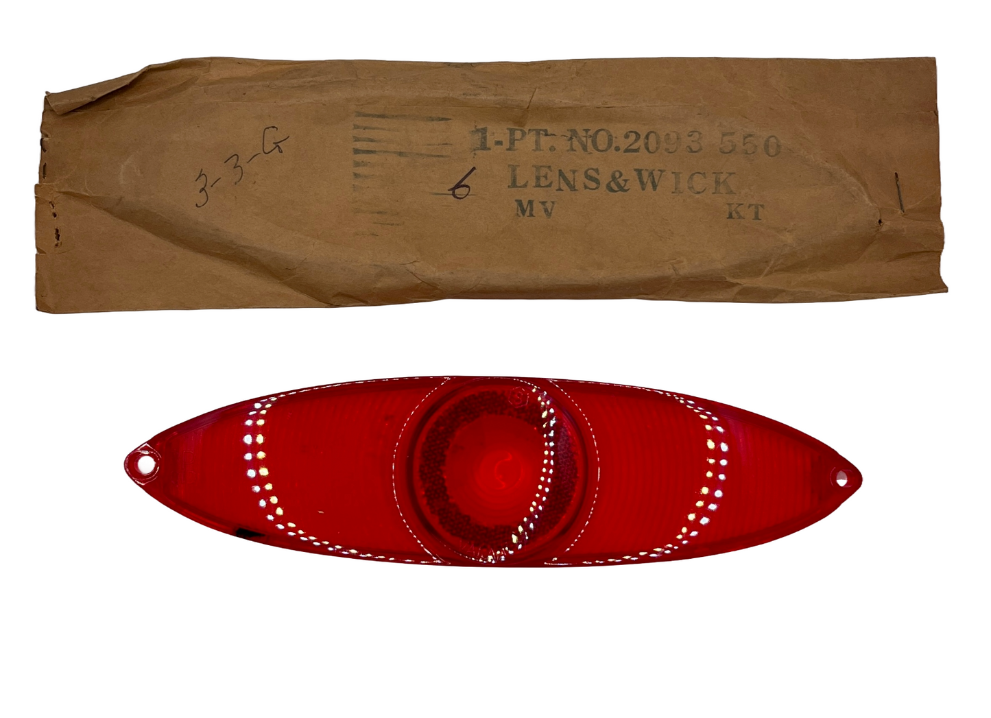 New Old Stock Right Tail Lens for 1960-61 Plymouth Valiant Models Mopar #2093550