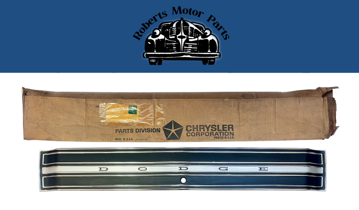 New Old Stock Rear Trunk Lid Panel Trim Molding For 1968 Dodge Dart GTS #2839800