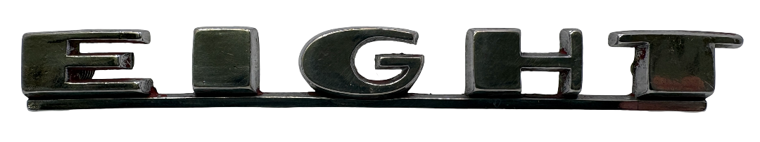 New Old Stock DeSoto "Eight" Deck Nameplate For 1953-54 Models Mopar #1475975