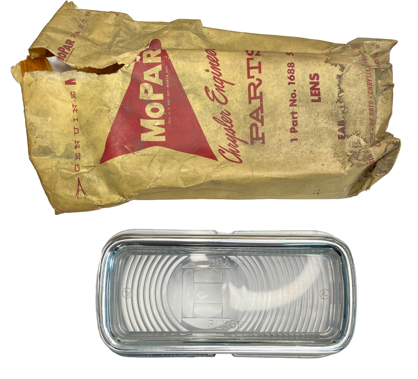 New Old Stock Turn Signal Lens For 1956 Plymouth Savoy Belvedere Fury #1688539