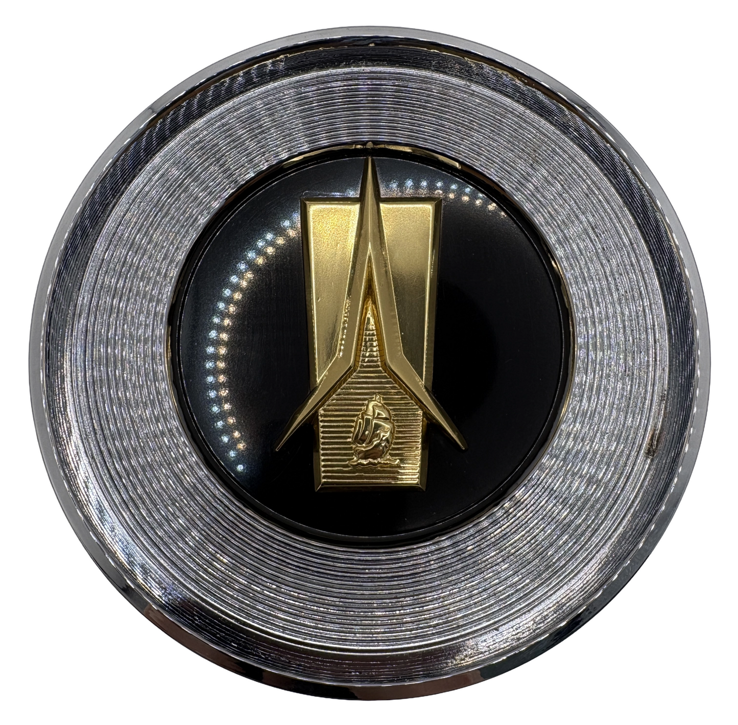 New Old Stock Right Quarter Panel Medallion For 1959 Plymouth Models #1952438