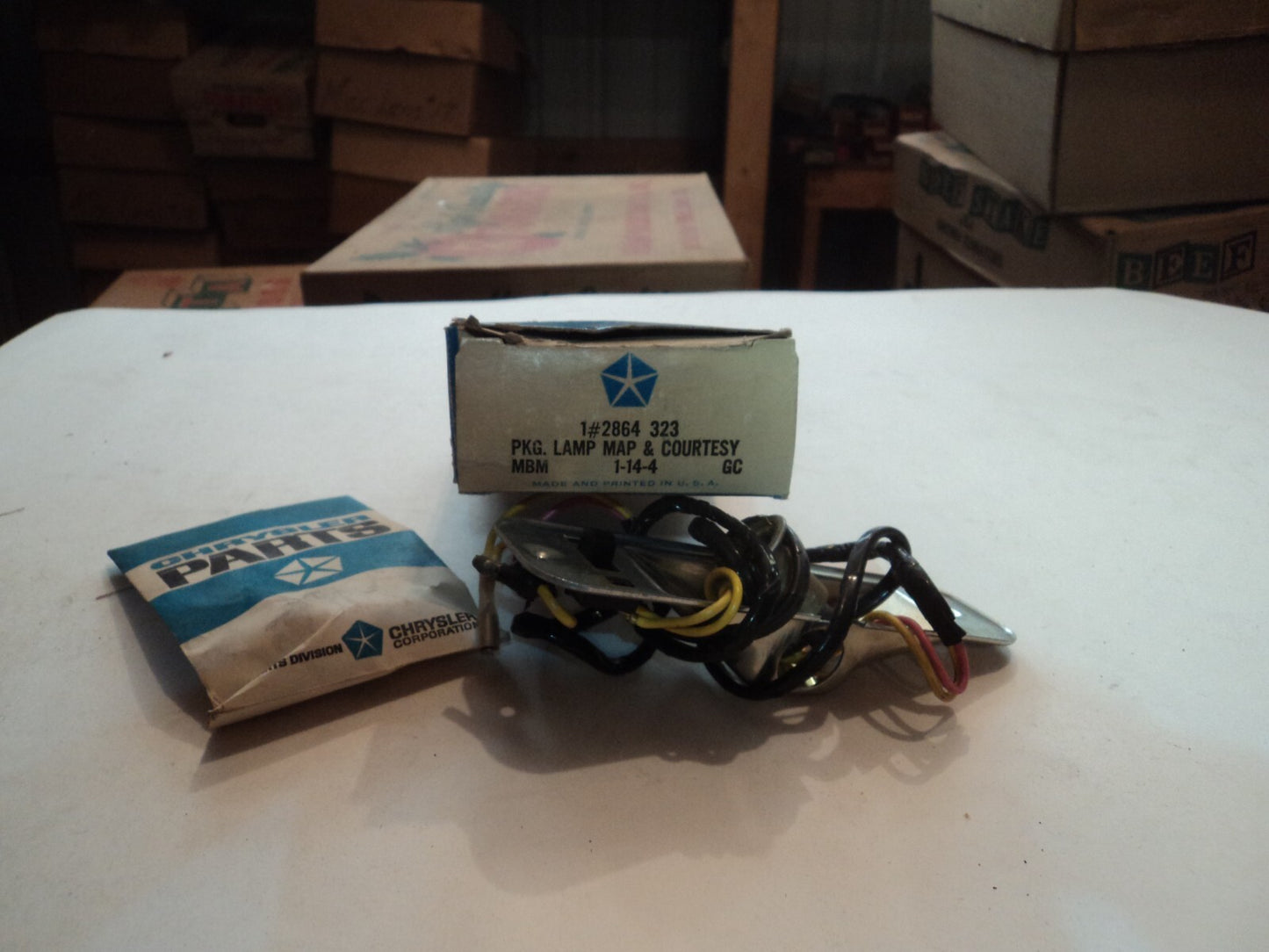 Nos Map Light Package for 1968 Plymouth Fury I II III VIP Sport Fury 2864323