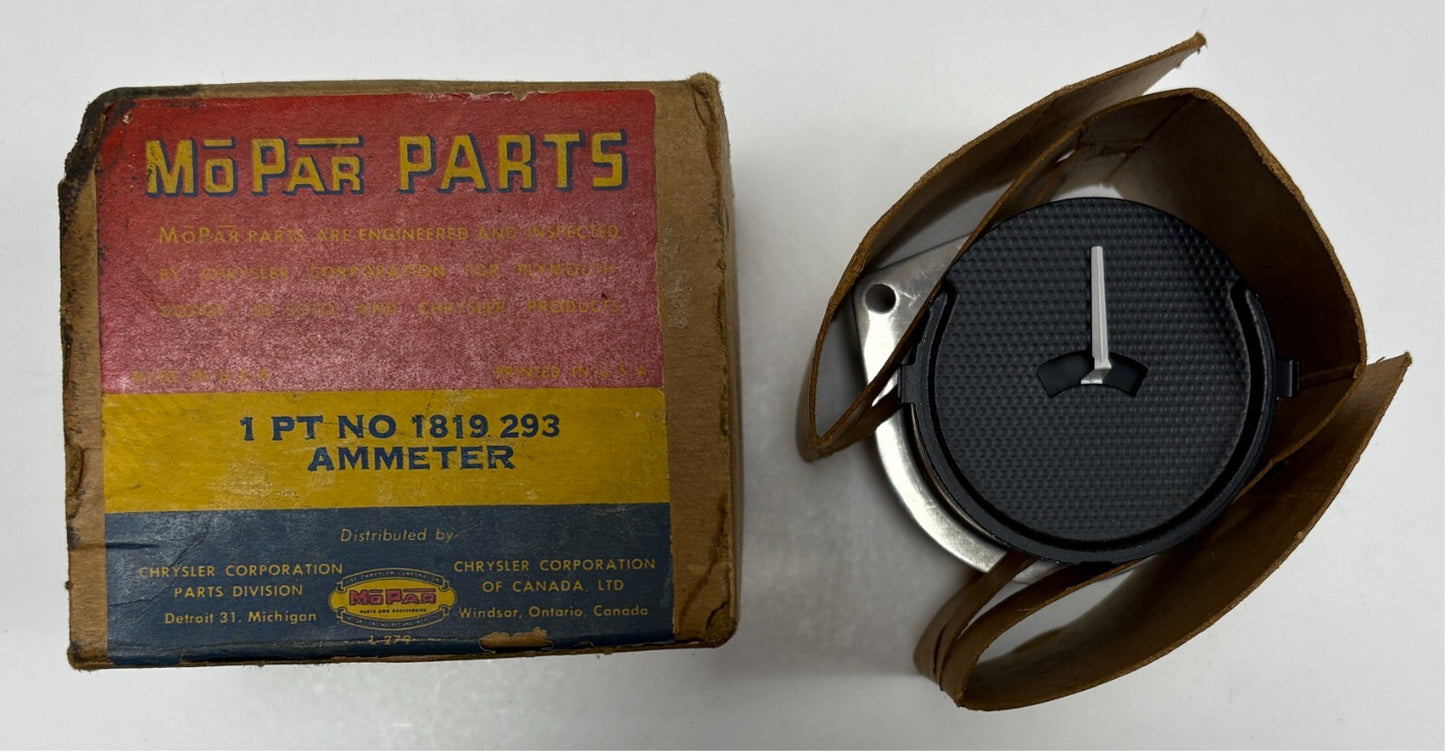 New Old Stock Ammeter for 1957-58 Desoto All Models Mopar #1819293