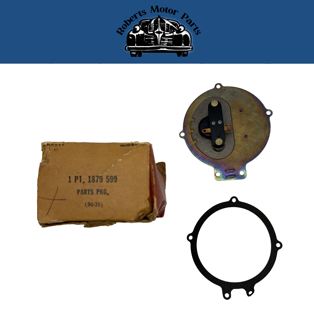 New Old Stock Variable Speed Wiper Switch Plate For 1959-1965 Mopar #1879599