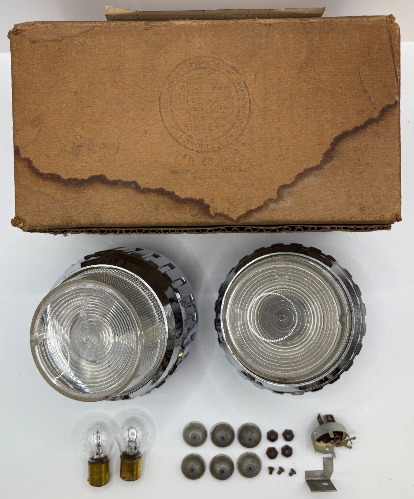New Old Stock Back Up Lamp Light Package for 1961 Plymouth Models Mopar #2257287