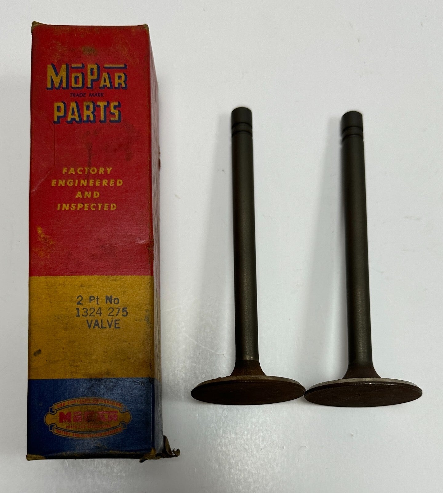 New Old Stock Intake Valves for 1951-53 Chrysler, Imperial Models Mopar #1324275