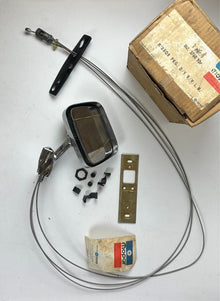 New Old Stock Mopar Left Remote Control Door Mirror 1974-76 Door Models #3760928