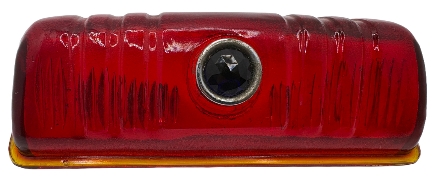 New Old Stock Lynx Eye Blue Dot Stop Lamp Lens for 1946-48 Dodge Models #B-519