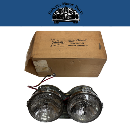 New Old Stock Mopar Left Dual Headlamp 1957-58 DeSoto Chrysler Imperial #1753474
