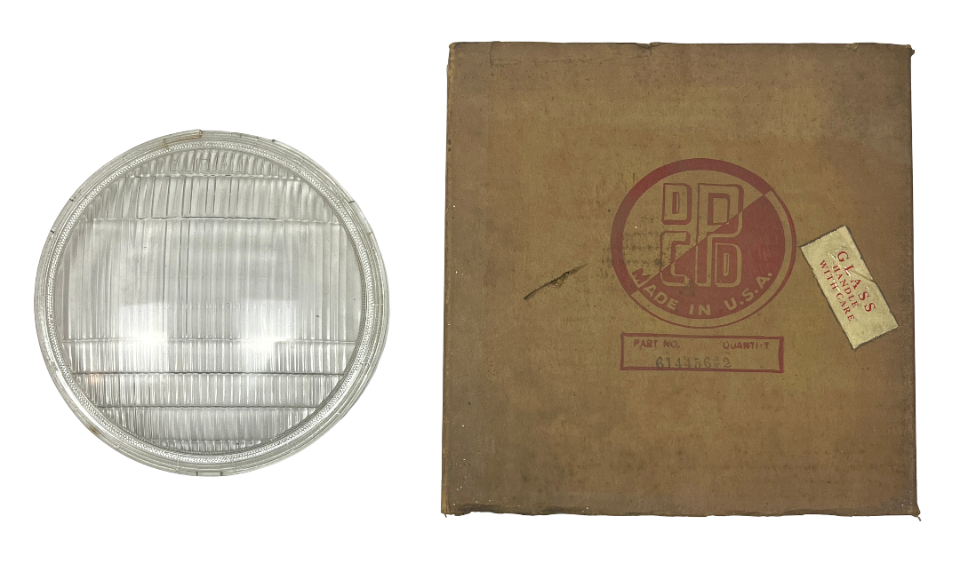 New Old Stock Twilite Headlight Lens for 1933 Plymouth PC & PD #614456