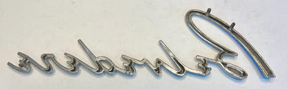 New Old Stock Nameplate for 1953-1955 Plymouth Belvedere Models #1541168
