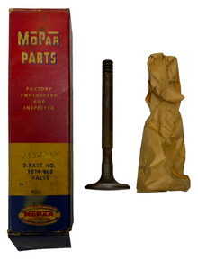 New Old Stock Exhaust Valves Set of 2 for 1955-58 Mopar V8 Models #1614665