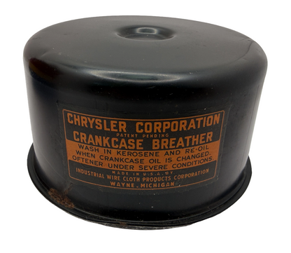 New Old Stock Breather Oil Filler Cap Heavy Duty For 1942-1948 Mopar #1316371