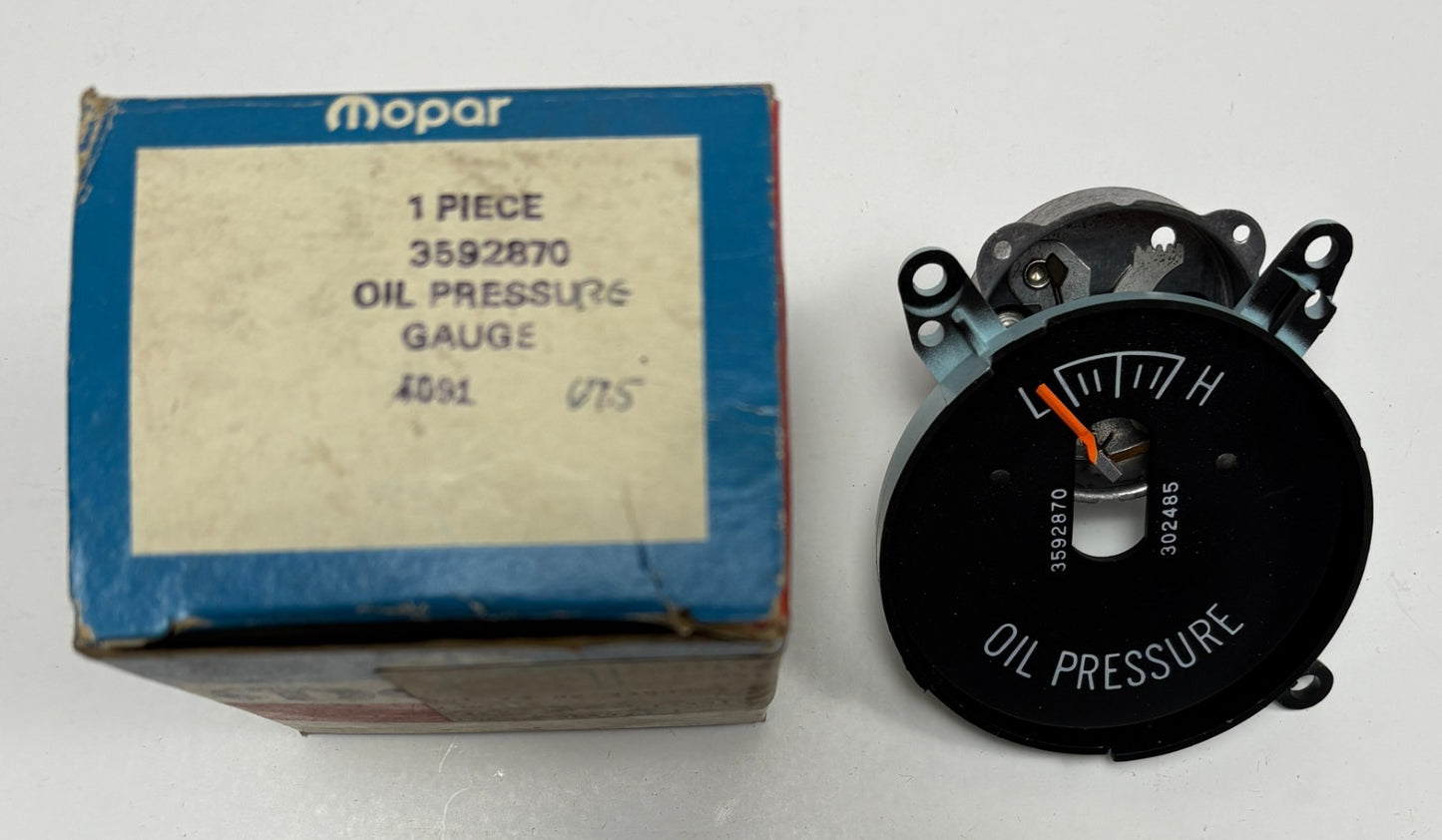 New Old Stock Oil Gauge for 1975 B Body Models Mopar #3592870