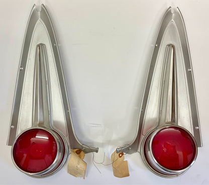 1958 New Old Stock Tail Lamp Pair for 1958 Plymouth Plaza's #1810566 & #1810567