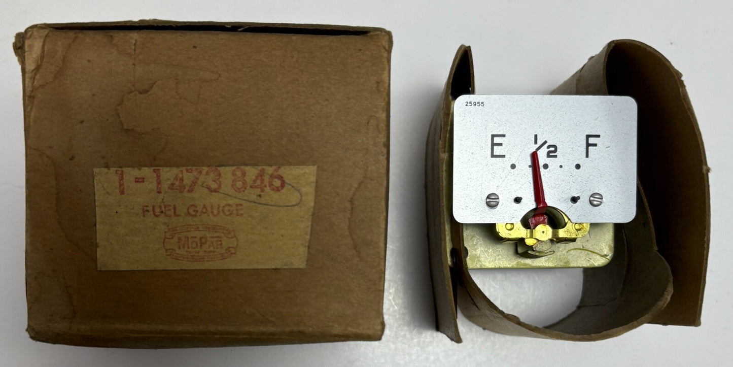 New Old Stock Fuel Gauge for 1951 Thru 1954 Plymouth Models Mopar #1473846