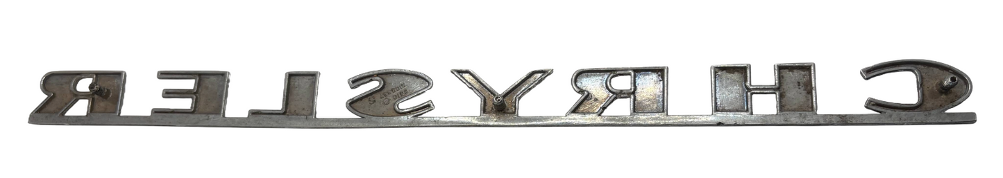 New Old Stock Tailgate Nameplate For 1951 Chrysler Estate Wagon Models #1333667