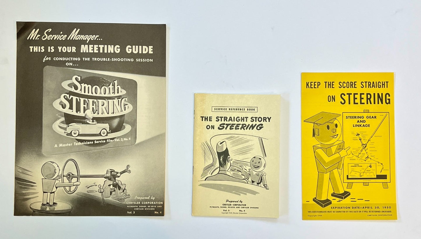New Old Stock Smooth Steering Record by Ross Roy & The Chrysler Corporation