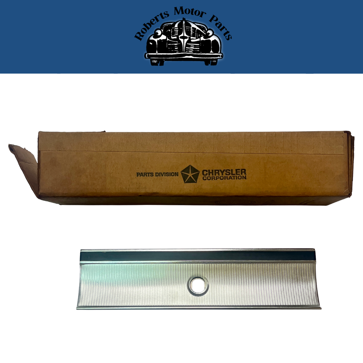 New Old Stock Glove Box Finish Plate for 1966 Valiant Models Mopar #2631470
