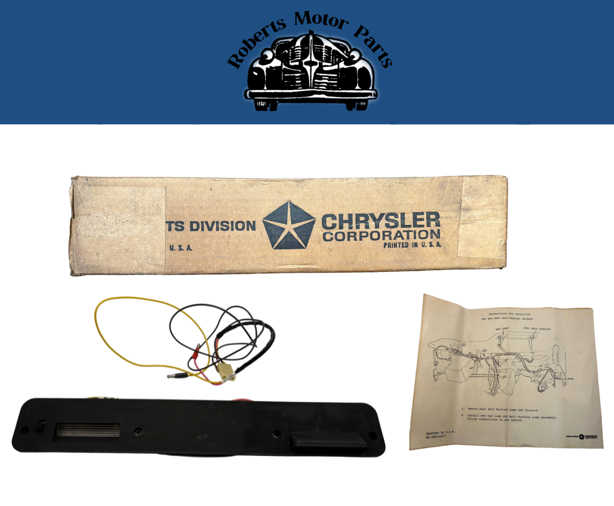 New Old Stock Map & Seat Belt Warning Lamp For 1972-1974 B-Body Models #3488694