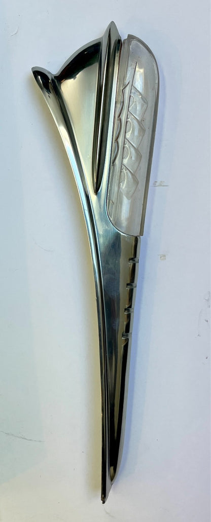 New Old Stock Hood Ornament Assy for 1946-48 Plymouth P15 #1149741 & #1065766