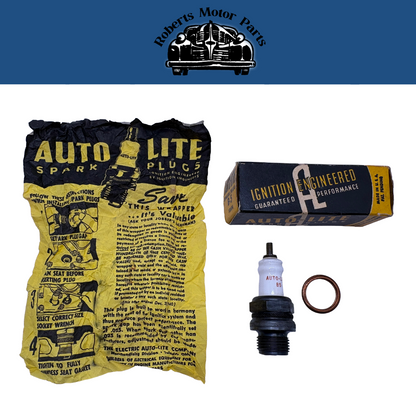 New Old Stock Auto-Lite Spark Plug 18mm B-5