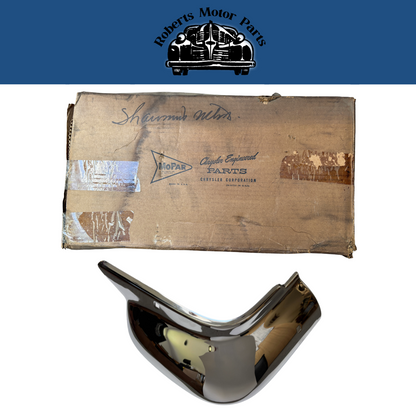 New Old Stock Left Rear Bumper Extension For 1961 Plymouth Wagon Models #2123813