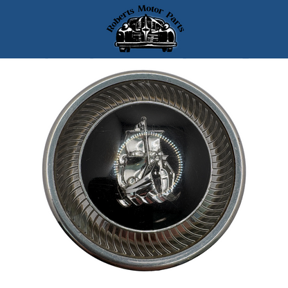 New Old Stock Black & Silver Plymouth Ornament
