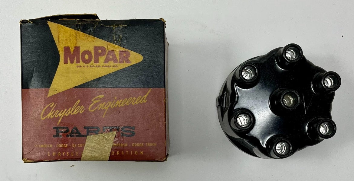 New Old Stock Distributor Cap for 1960-74 6-Cylinder Models Mopar #1889424