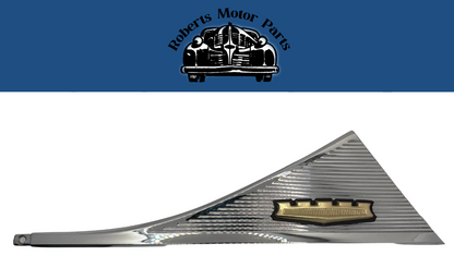 New Old Stock Left Side Trim Piece Emblem For 1963 Chrysler New Yorker #2424283