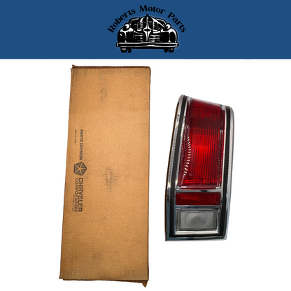 New Old Stock Left Taillight Lamp For 1967 Plymouth Valiant Signet #2606207